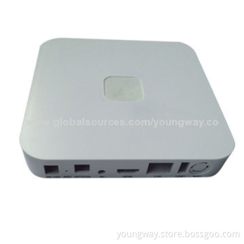 Android-based TV set-top boxes with ARM Cortex A9 (Rockchip 3066), 1GB Memory and 4GB Flash